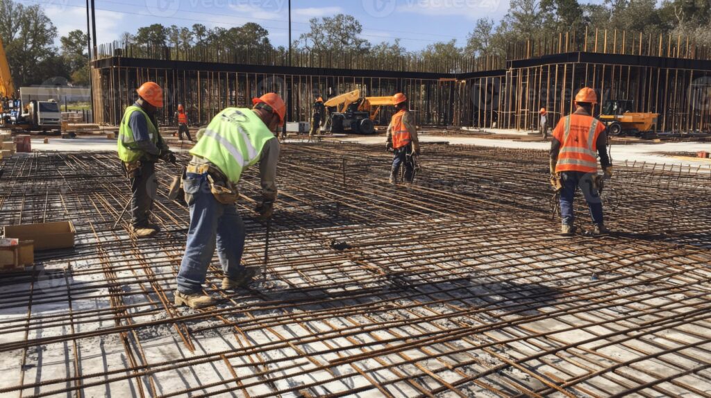 Foundation Construction for Building