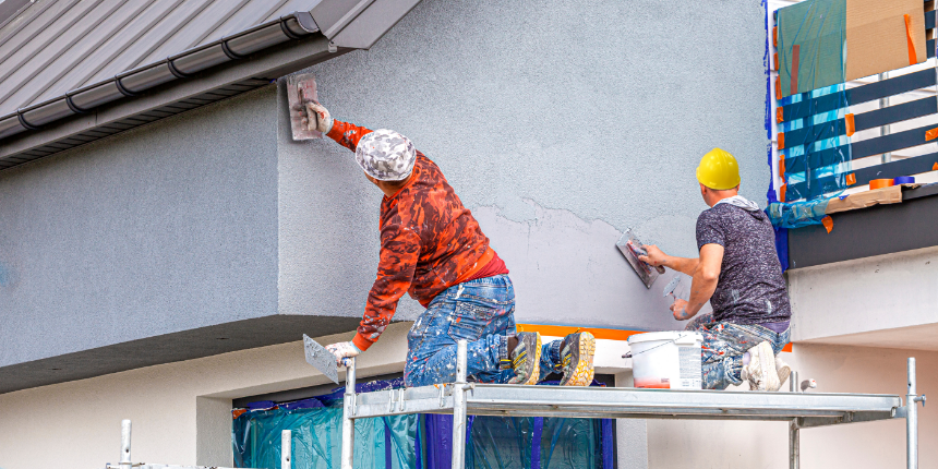 Plasteing & Finishing Works of building in pakistan