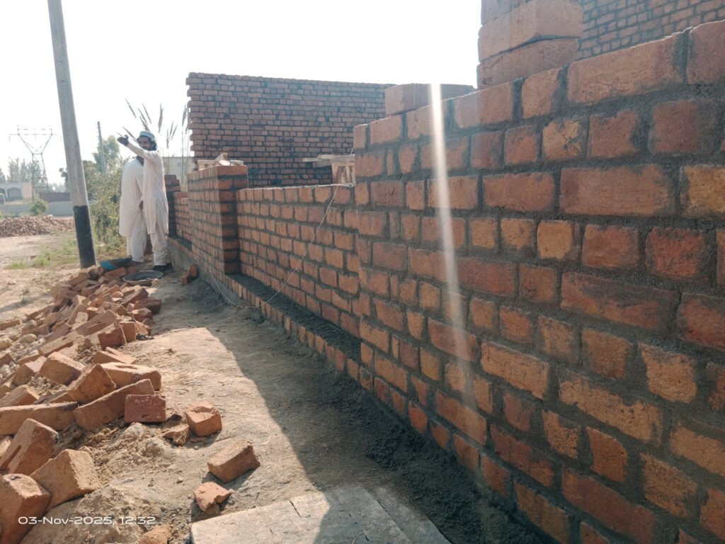 Brick Masonry work normally the ration of Cement and sand is 1:3 to 1:6 (1=Cement and 3=Sand)