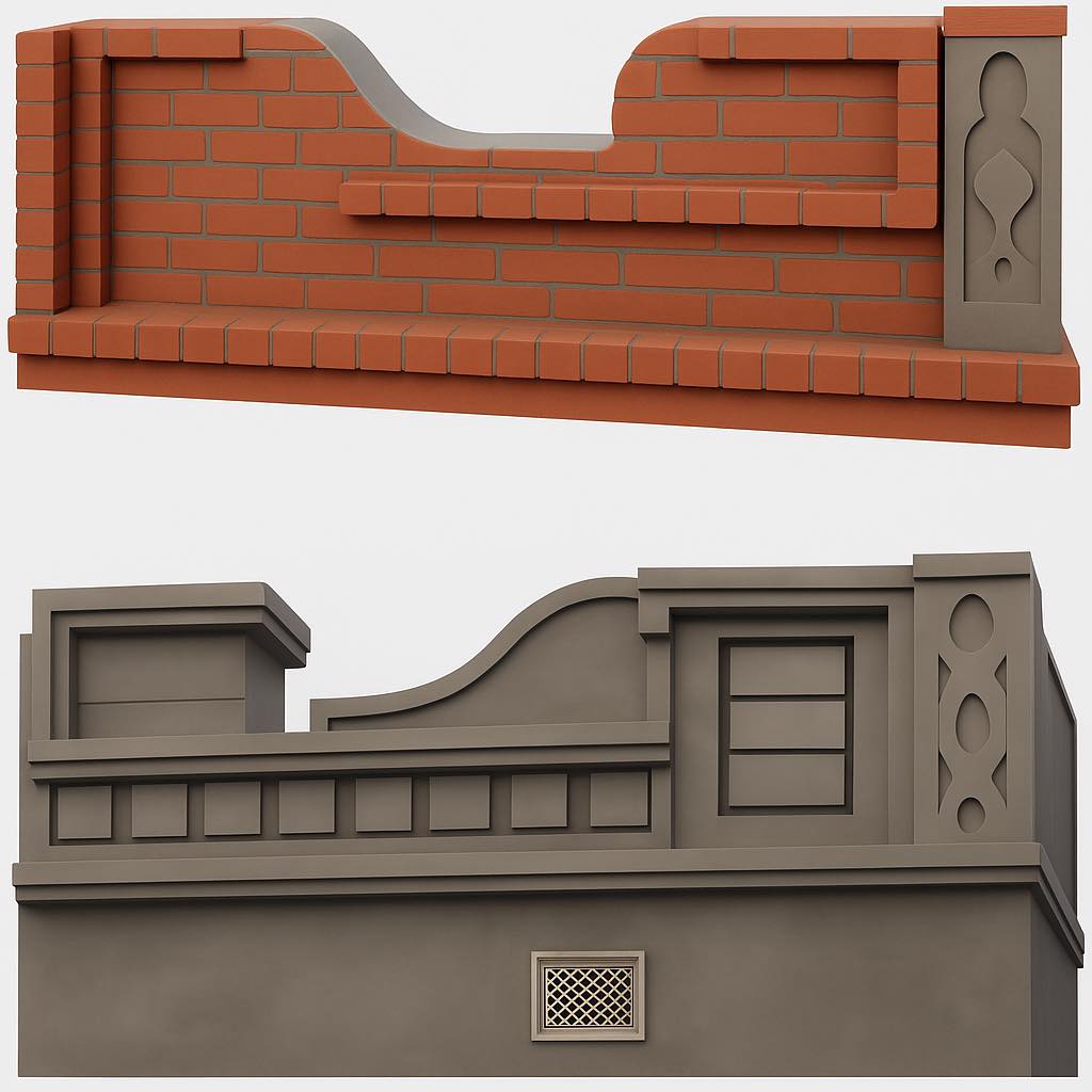 Plaster Work on Wall in building