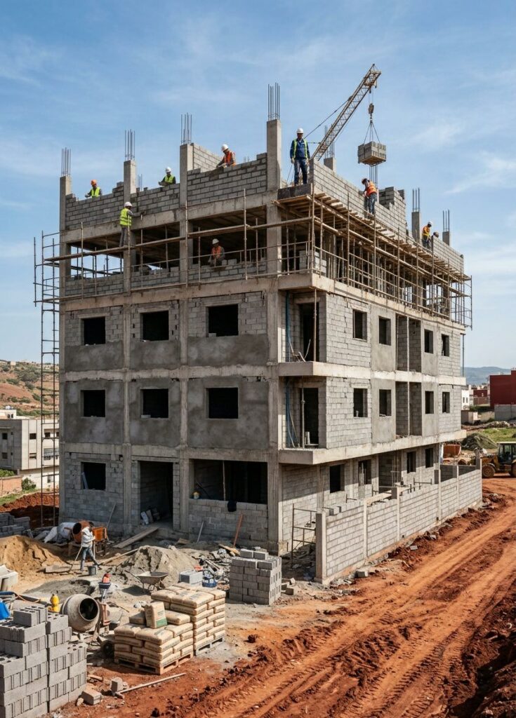 Construction of RCC Frame Structure