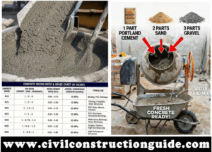 PCC Concrete Calculator (Cement, Sand, Crush & Labour Estimation)