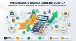 Pakistan Salary Increase Calculator 2026-27: Complete Guide for All Provinces