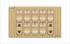 Switches and sockets control and connect electrical devices.